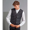 Black - Back - 2786 Mens Padded Gilet