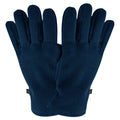 French Navy - Back - Beechfield Womens-Ladies Recycled Fleece Winter Gloves