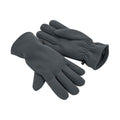 Steel Grey - Front - Beechfield Womens-Ladies Recycled Fleece Winter Gloves