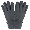 Steel Grey - Back - Beechfield Womens-Ladies Recycled Fleece Winter Gloves