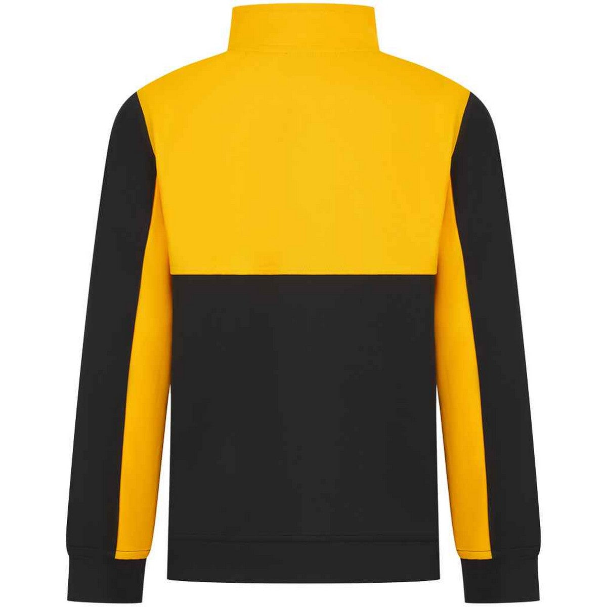 Black-Gold - Back - Finden & Hales Childrens-Kids Quarter Zip Track Top