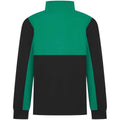 Black-Emerald - Back - Finden & Hales Childrens-Kids Quarter Zip Track Top