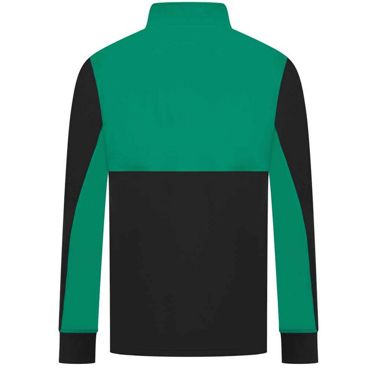 Black-Emerald - Back - Finden & Hales Mens Quarter Zip Track Top