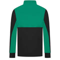 Black-Emerald - Back - Finden & Hales Mens Quarter Zip Track Top