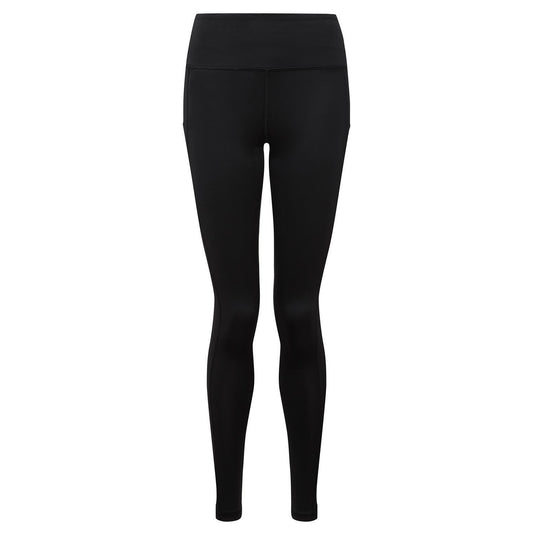 Black - Front - TriDri Womens-Ladies Performance Leggings