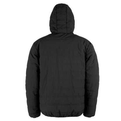 Black-Red - Side - Result Genuine Recycled Mens Compass Padded Jacket