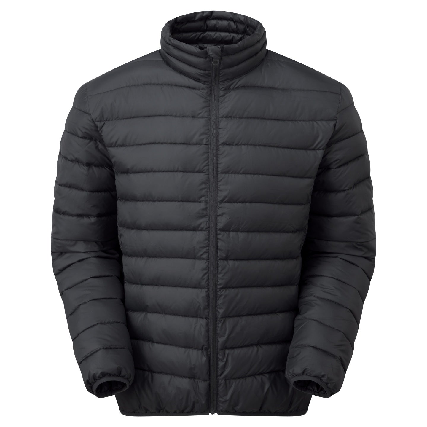 Black - Front - 2786 Mens Traverse Padded Jacket