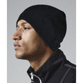 Black - Side - Beechfield Original Recycled Beanie