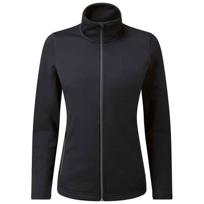 Black - Front - Premier Womens-Ladies Sustainable Zipped Jacket