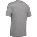 Light Steel Heather-Versa Blue-American Blue - Pack Shot - Under Armour Mens Foundation Short-Sleeved T-Shirt
