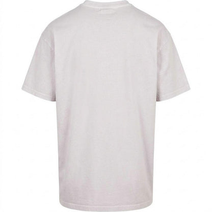 Soft Lilac - Back - Build Your Brand Mens Heavyweight Oversized T-Shirt