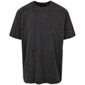 Black - Front - Build Your Brand Mens Heavyweight Oversized T-Shirt