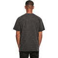 Black - Lifestyle - Build Your Brand Mens Heavyweight Oversized T-Shirt