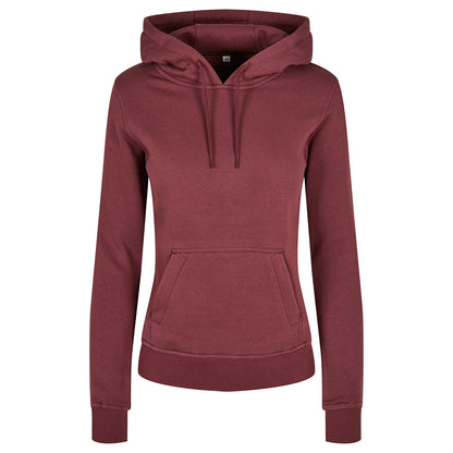 Cherry - Front - Build Your Brand Womens-Ladies Organic Hoodie