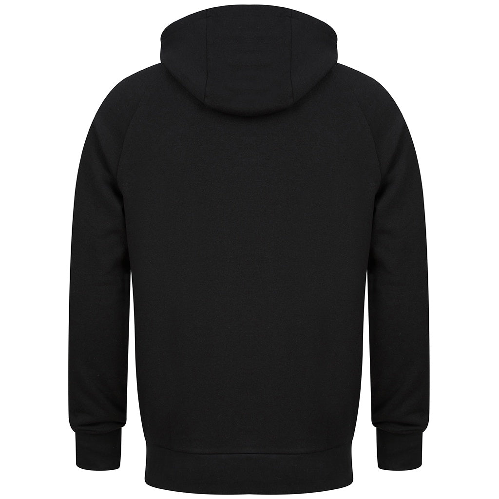Black - Back - Tombo Unisex Adult Athleisure Hoodie