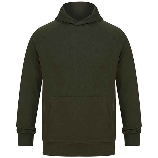 Olive Green - Front - Tombo Unisex Adult Athleisure Hoodie