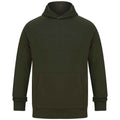 Olive Green - Front - Tombo Unisex Adult Athleisure Hoodie