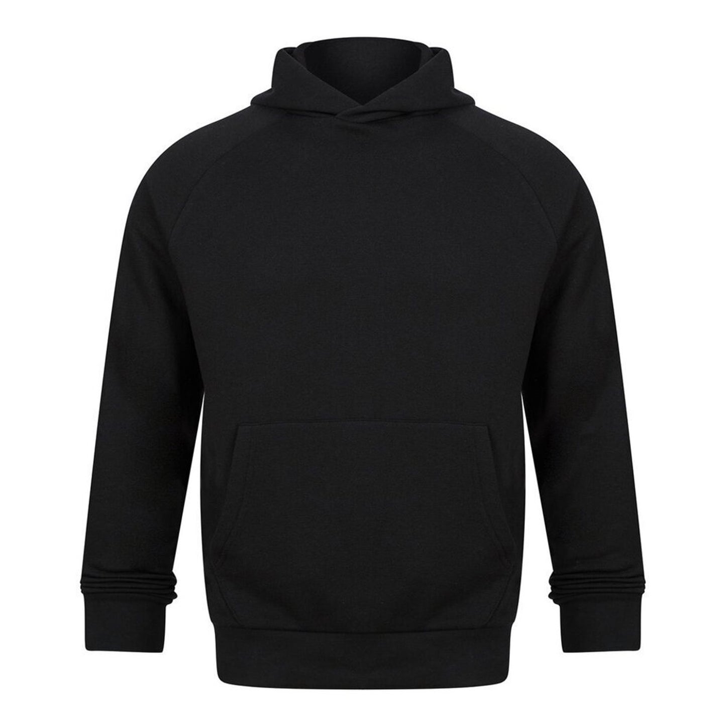 Black - Front - Tombo Unisex Adult Athleisure Hoodie