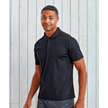 Black - Side - Premier Mens Sustainable Polo Shirt