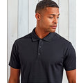 Black - Lifestyle - Premier Mens Sustainable Polo Shirt
