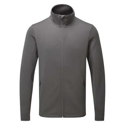 Dark Grey - Front - Premier Mens Sustainable Zipped Jacket