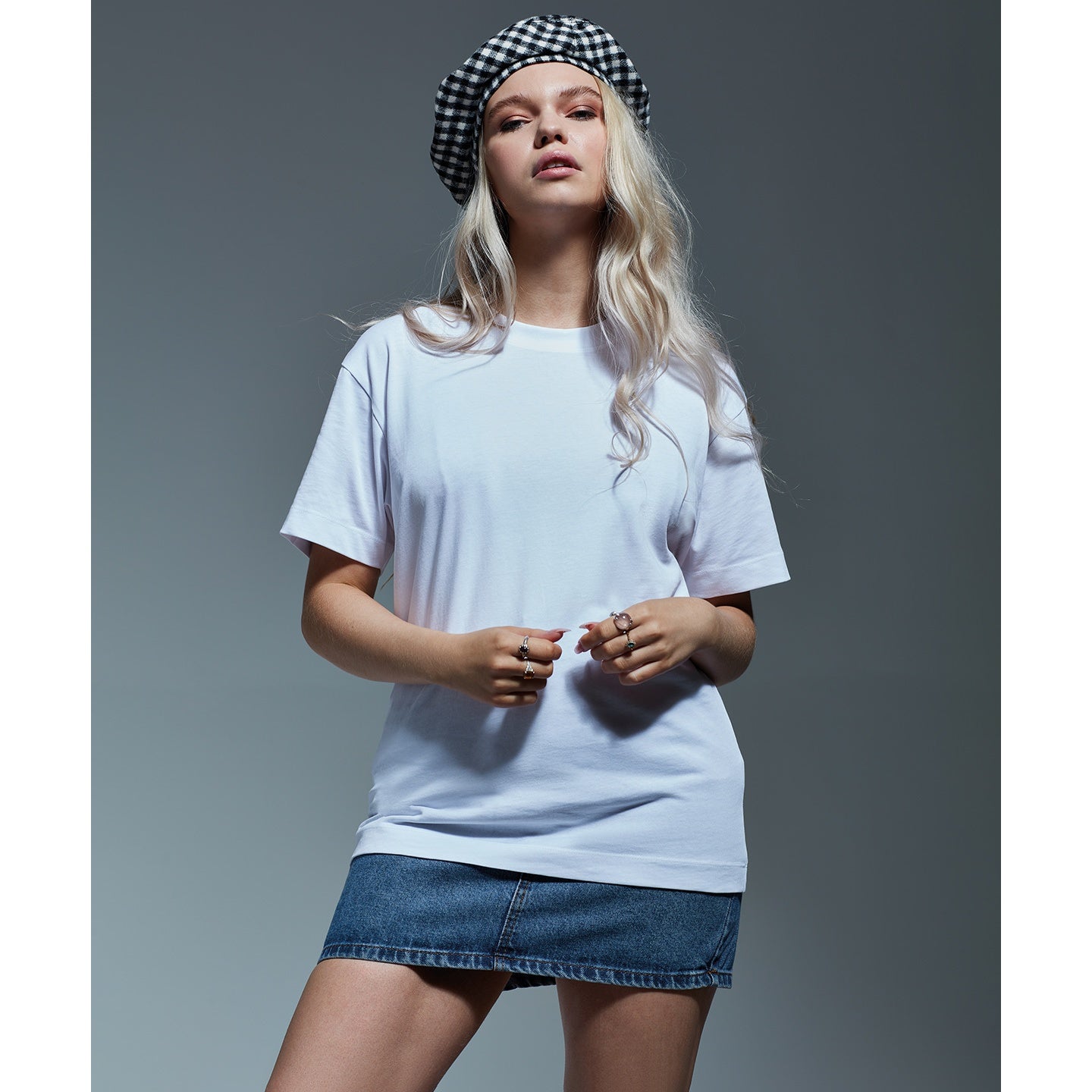 White - Back - Anthem Mens Heavyweight T-Shirt