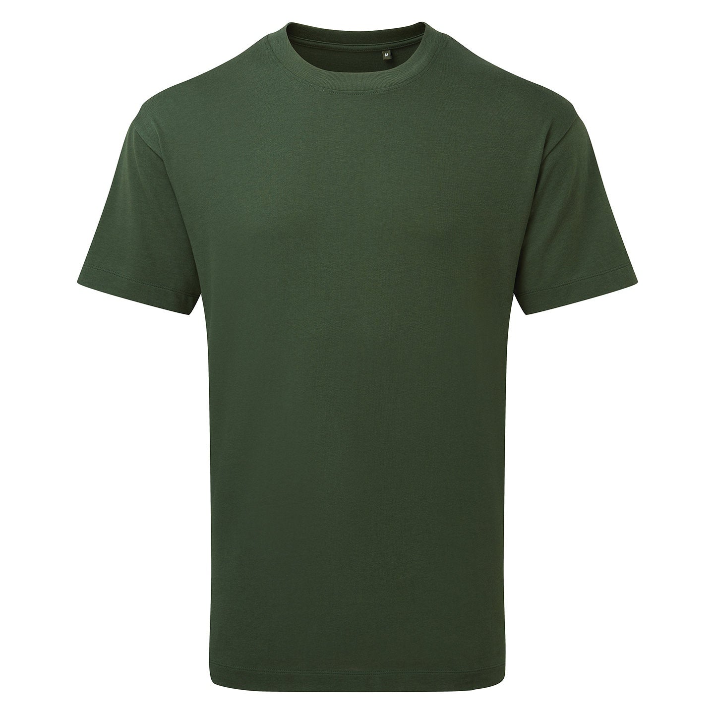 Forest Green - Front - Anthem Mens Heavyweight T-Shirt