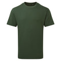 Forest Green - Front - Anthem Mens Heavyweight T-Shirt