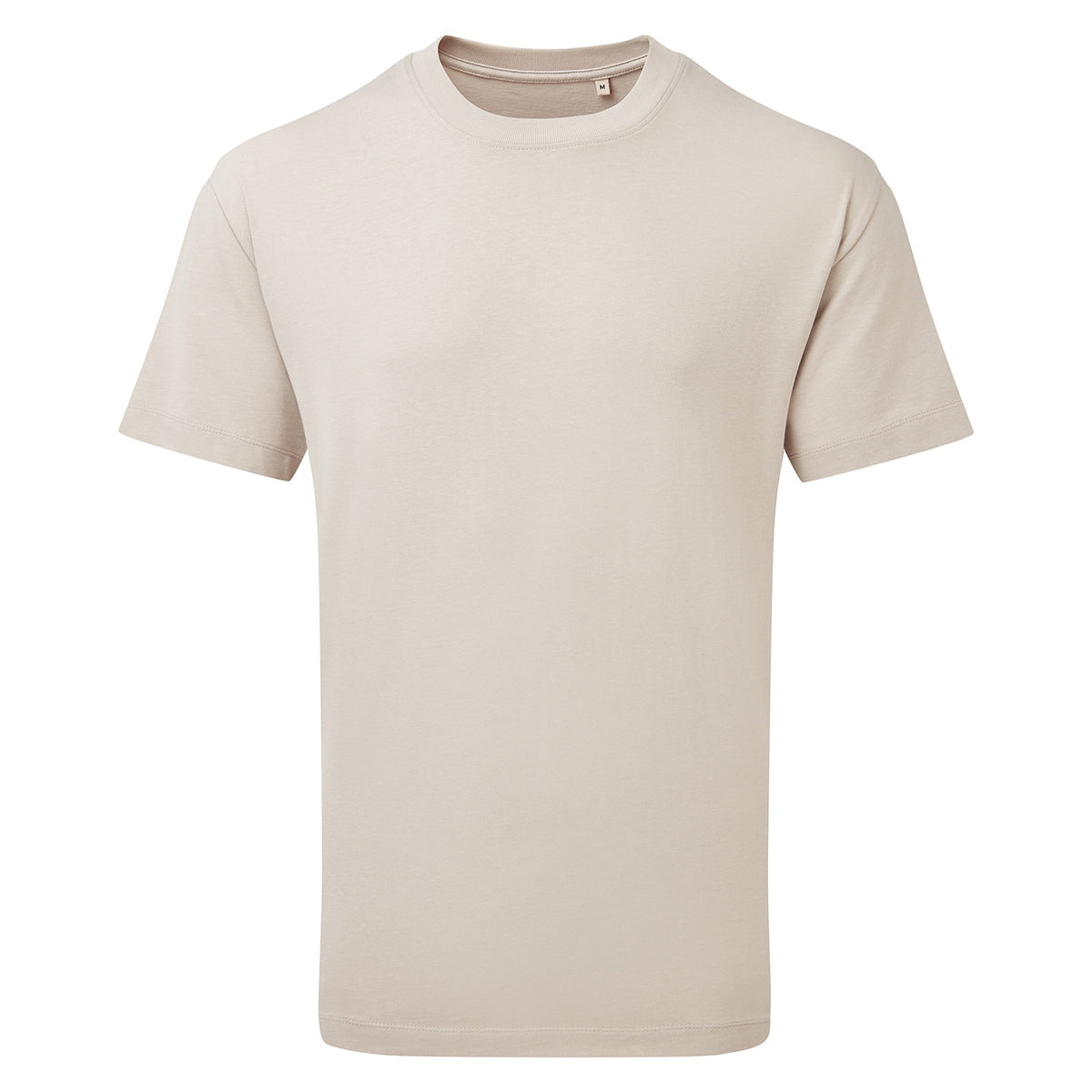 Stone - Front - Anthem Mens Heavyweight T-Shirt