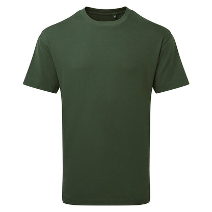 Forest Green - Front - Anthem Mens Heavyweight T-Shirt