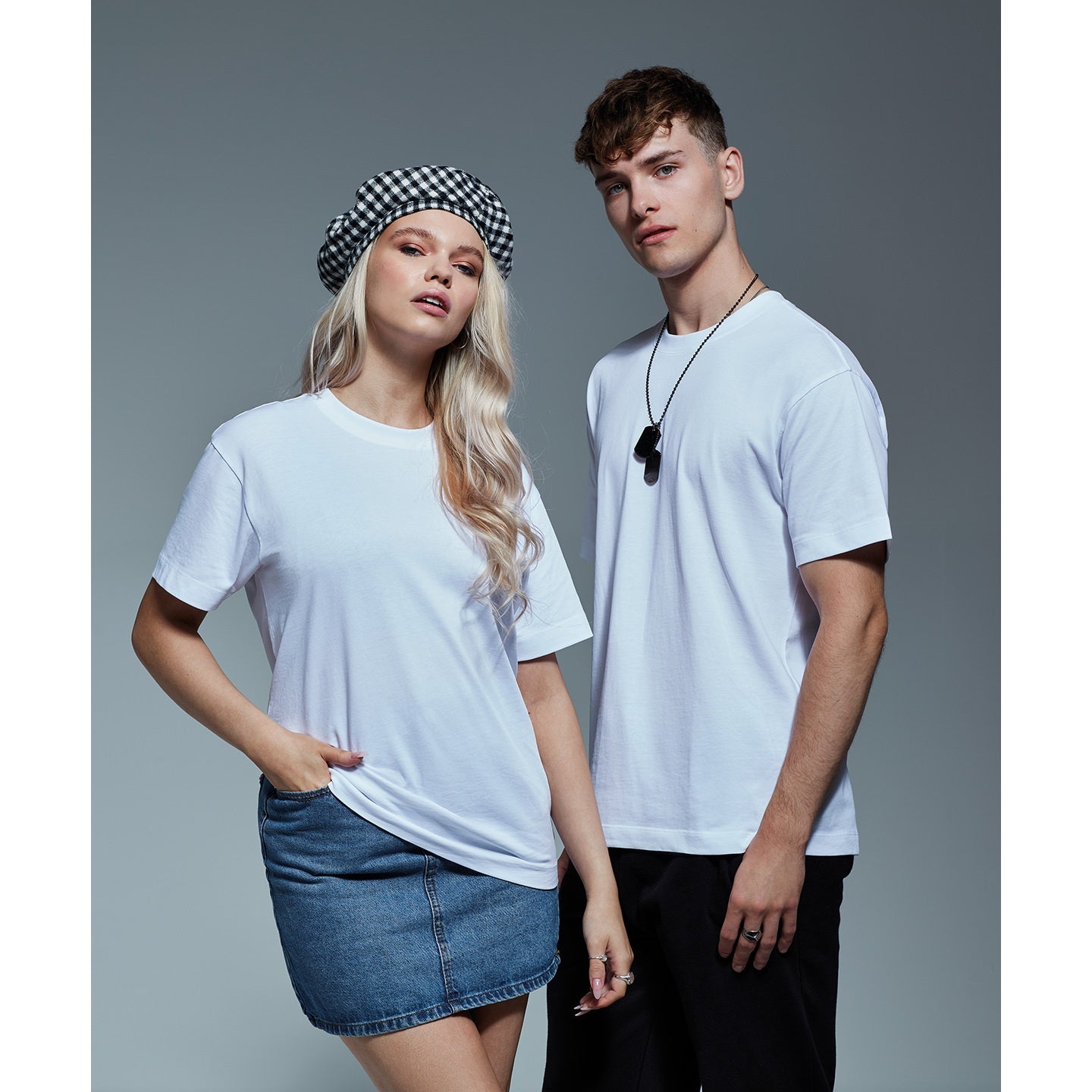 White - Side - Anthem Mens Heavyweight T-Shirt