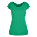 Light Mint - Front - Build Your Brand Womens-Ladies Wide Neck T-Shirt