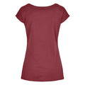 Cherry - Back - Build Your Brand Womens-Ladies Wide Neck T-Shirt