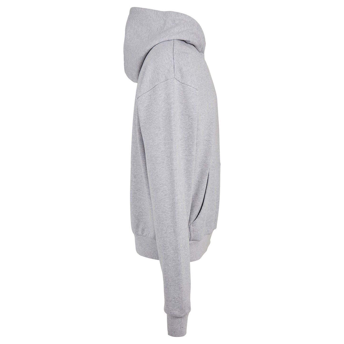Grey - Side - Build Your Brand Mens Ultra Heavyweight Hoodie