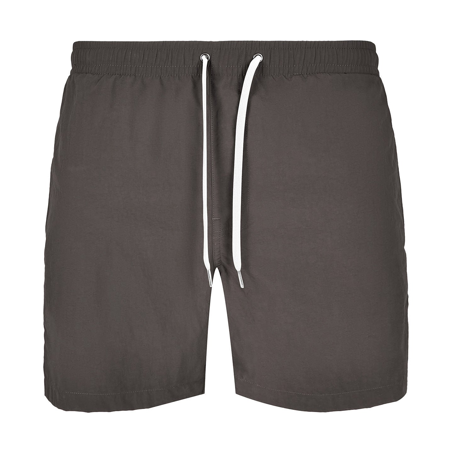 Dark Shadow - Front - Build Your Brand Mens Swim Shorts