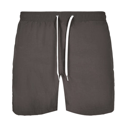 Dark Shadow - Front - Build Your Brand Mens Swim Shorts