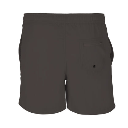 Dark Shadow - Back - Build Your Brand Mens Swim Shorts