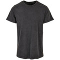 Black - Front - Build Your Brand Mens Acid Wash T-Shirt