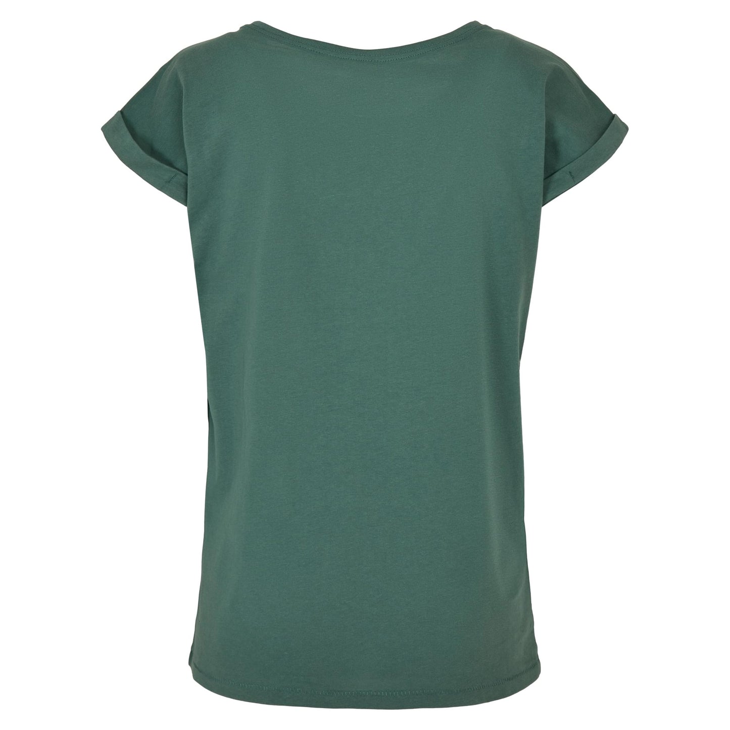 Pale Leaf - Back - Build Your Brand Womens-Ladies Extended Shoulder T-Shirt