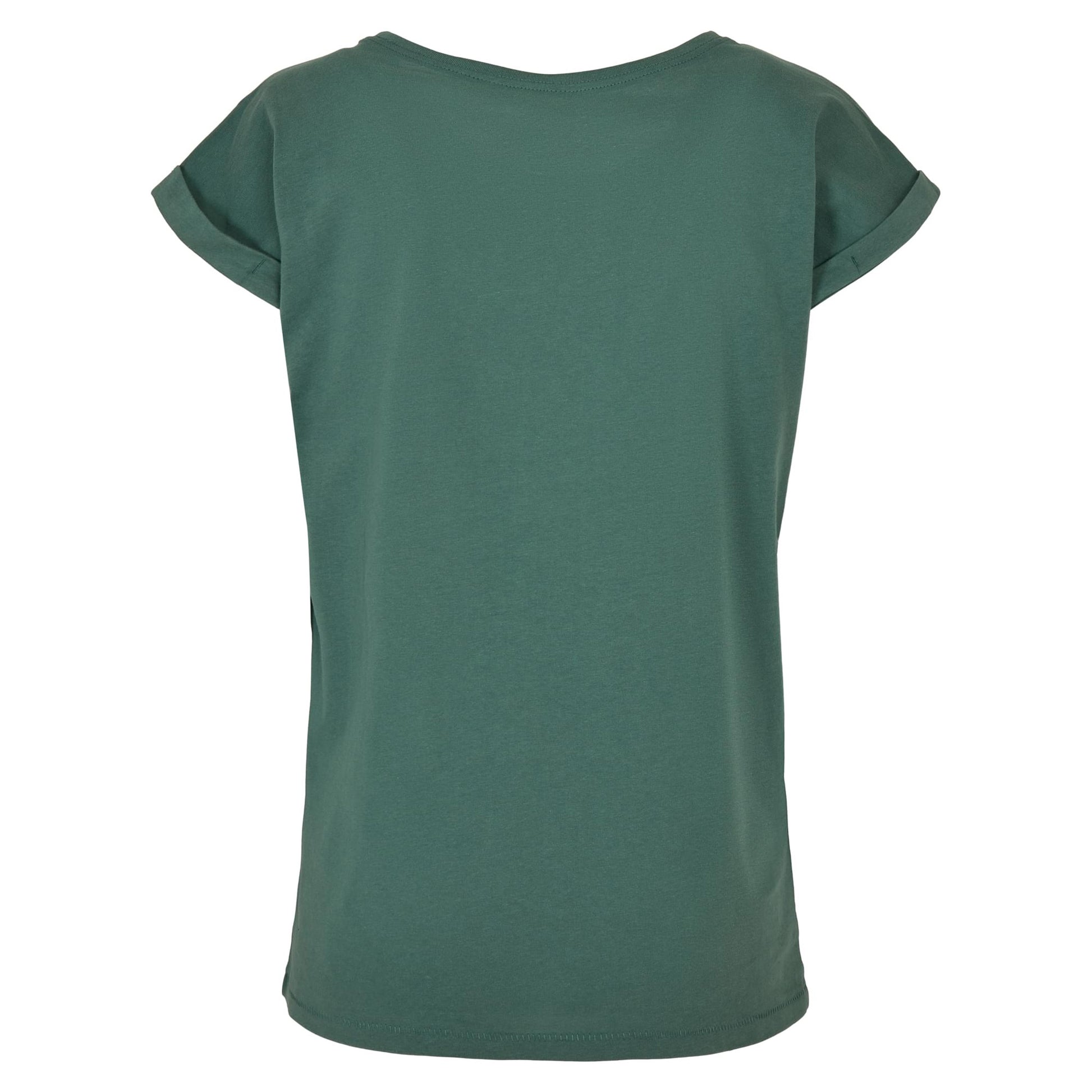Pale Leaf - Back - Build Your Brand Womens-Ladies Extended Shoulder T-Shirt