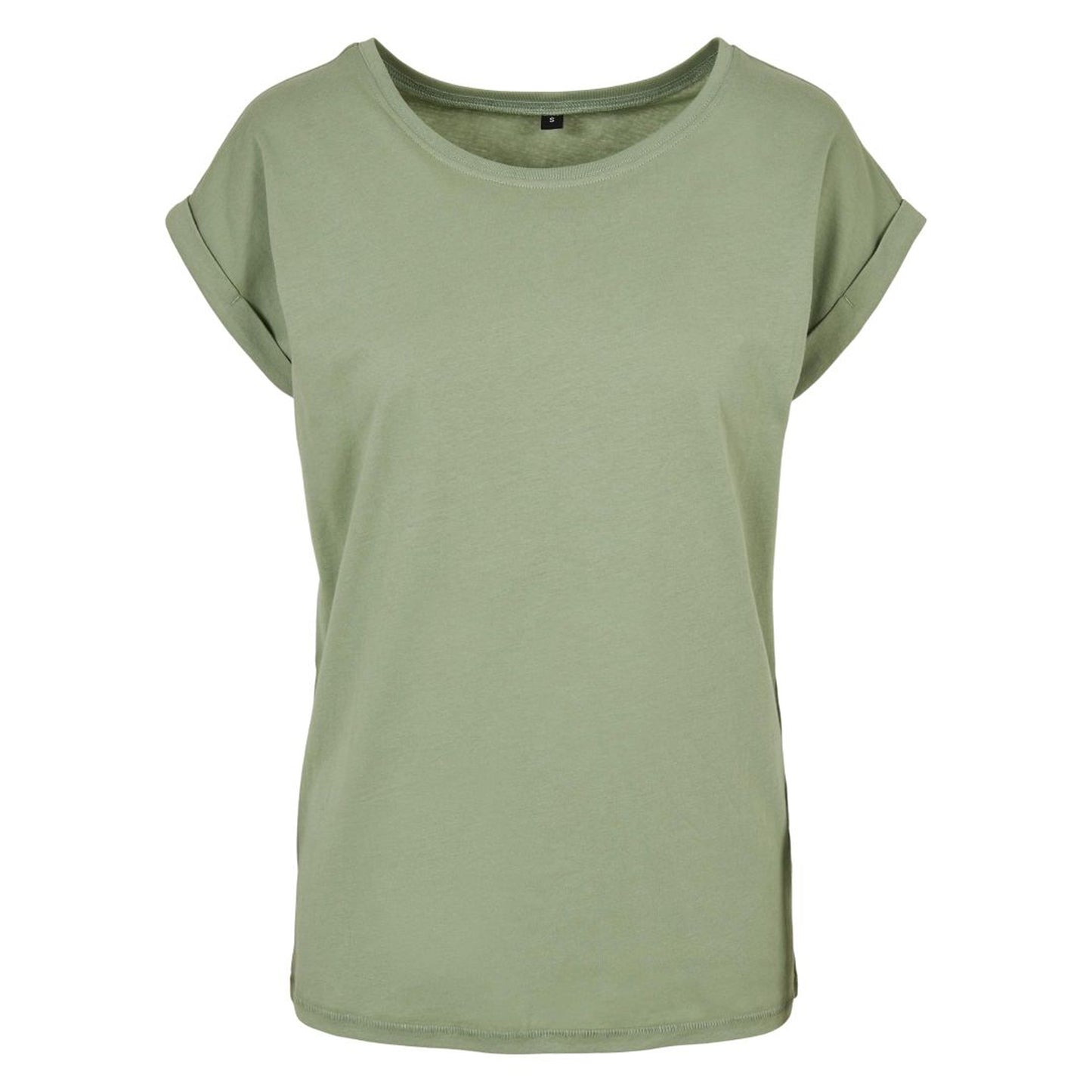 Magic Salvia - Front - Build Your Brand Womens-Ladies Extended Shoulder T-Shirt