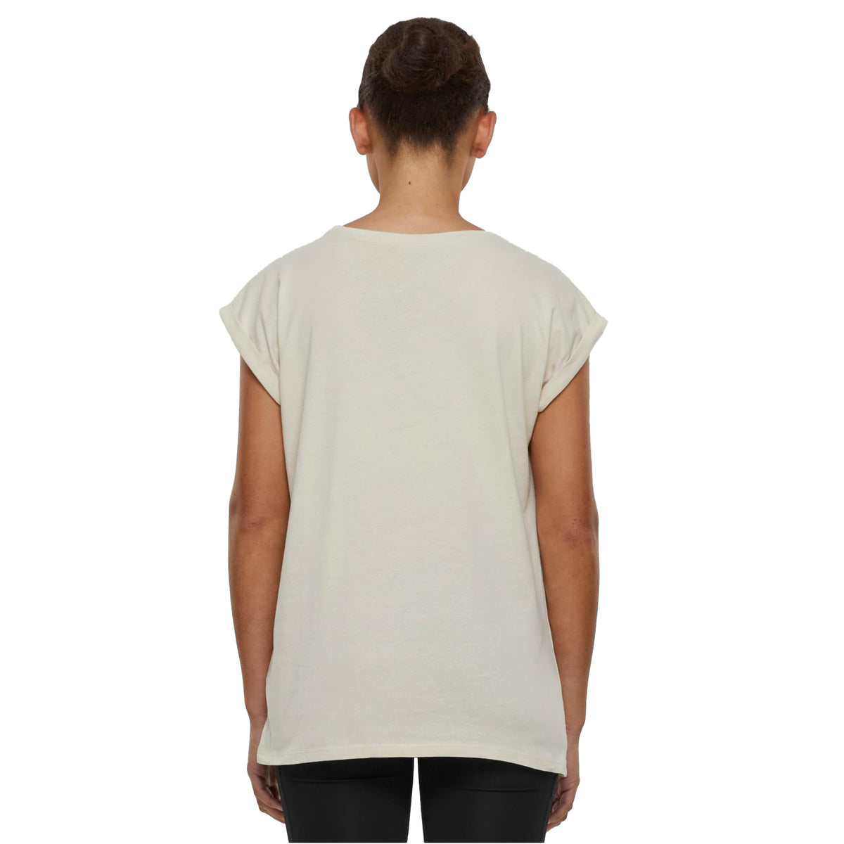 White Sand - Lifestyle - Build Your Brand Womens-Ladies Extended Shoulder T-Shirt