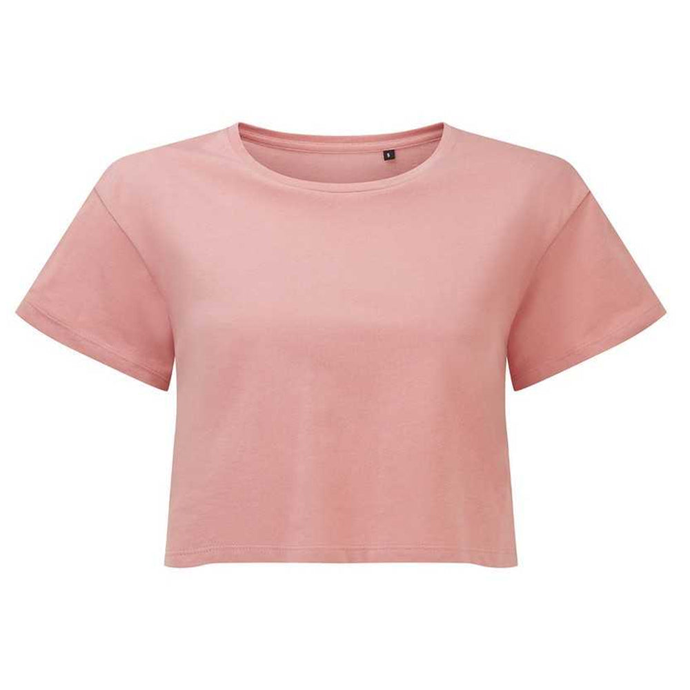 Dusky Pink - Front - TriDri Womens-Ladies Crop Top