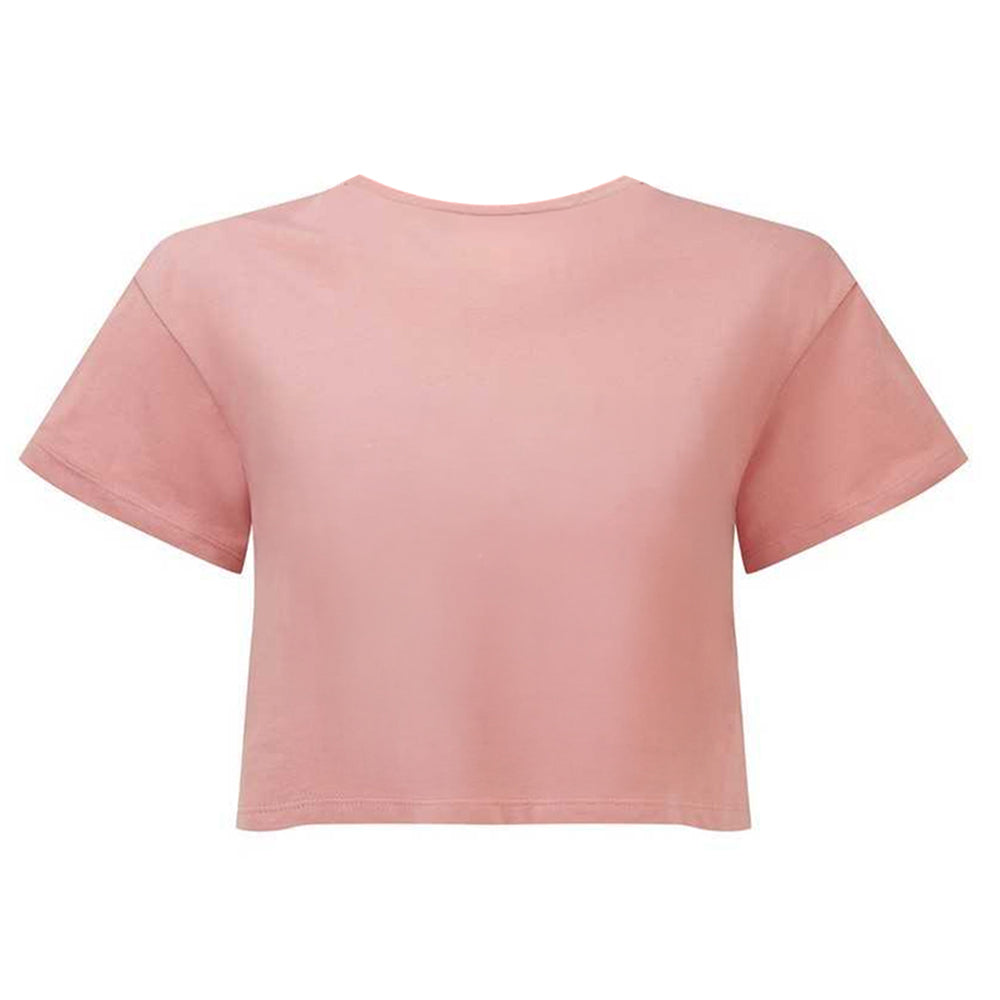 Dusky Pink - Back - TriDri Womens-Ladies Crop Top