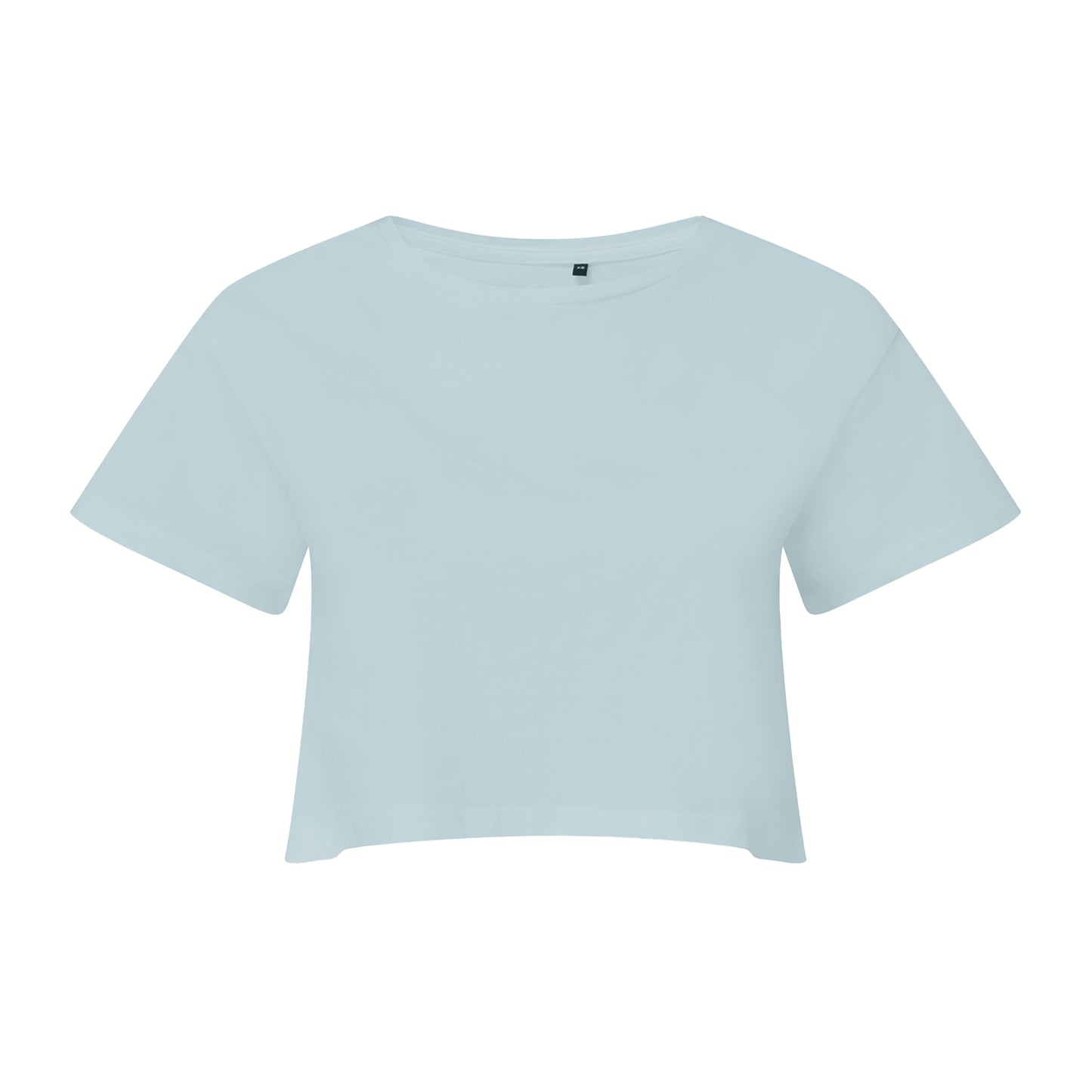 Sky Blue - Front - TriDri Womens-Ladies Crop Top