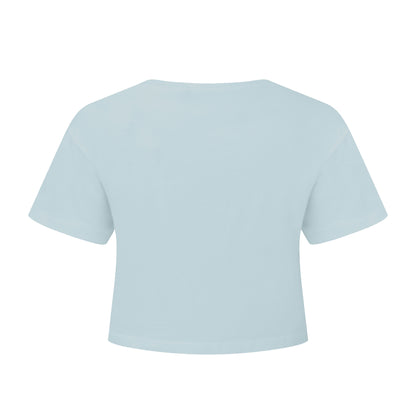 Sky Blue - Back - TriDri Womens-Ladies Crop Top