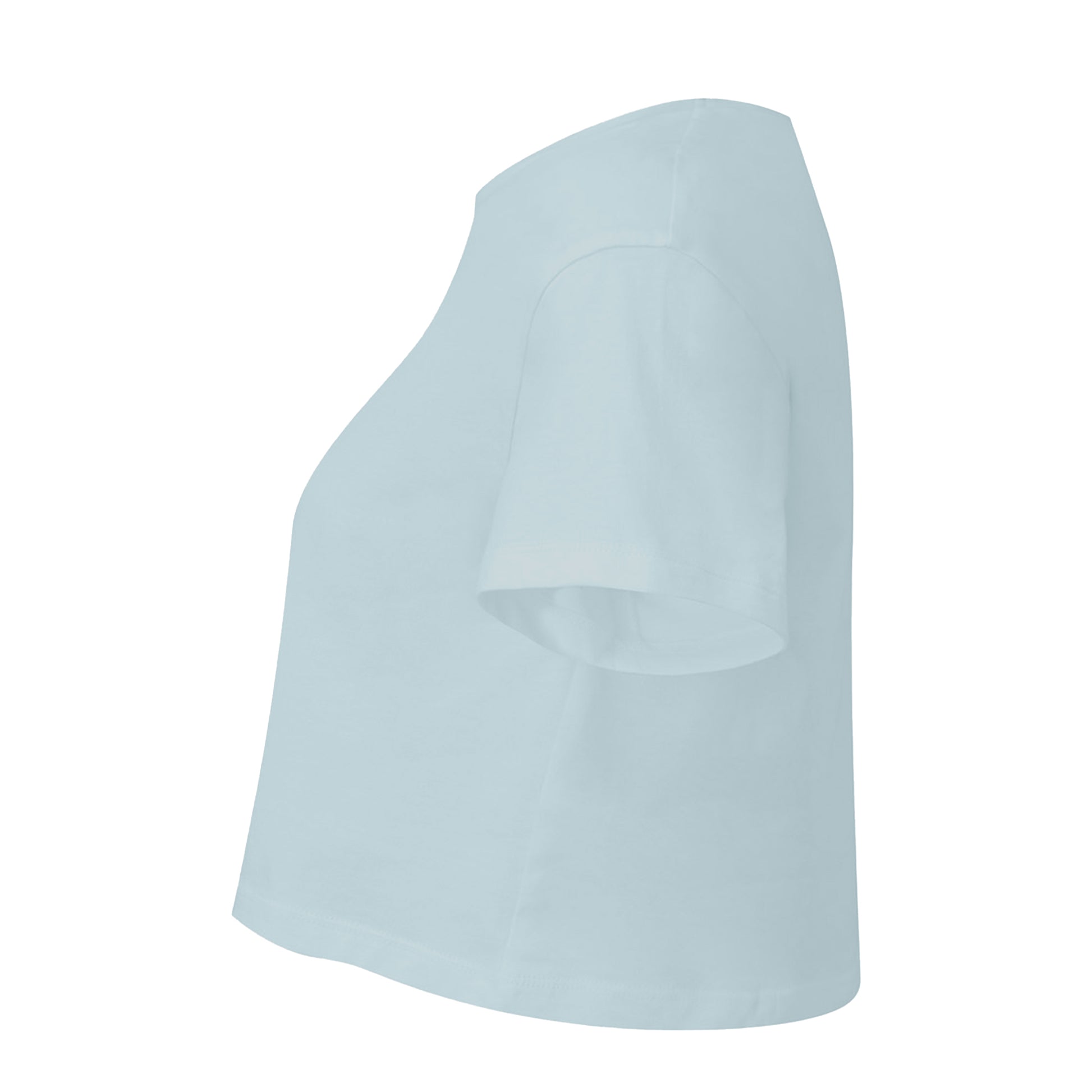 Sky Blue - Side - TriDri Womens-Ladies Crop Top
