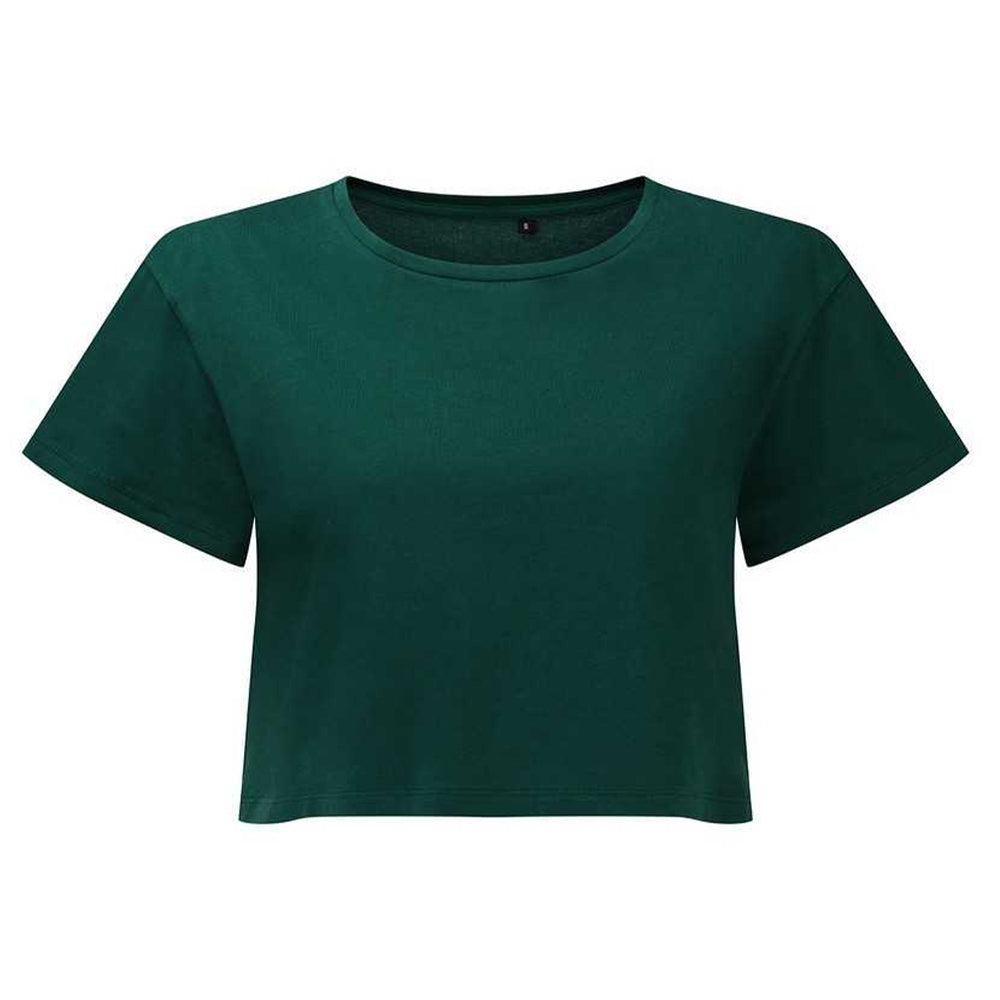 Teal - Front - TriDri Womens-Ladies Crop Top