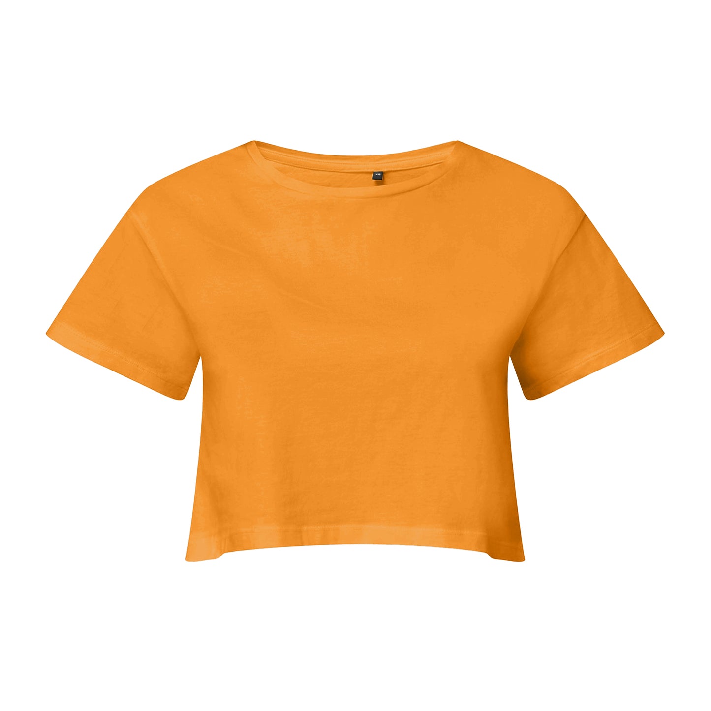 Orange - Front - TriDri Womens-Ladies Crop Top