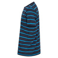 Navy-Marine - Side - Front Row Mens Striped T-Shirt